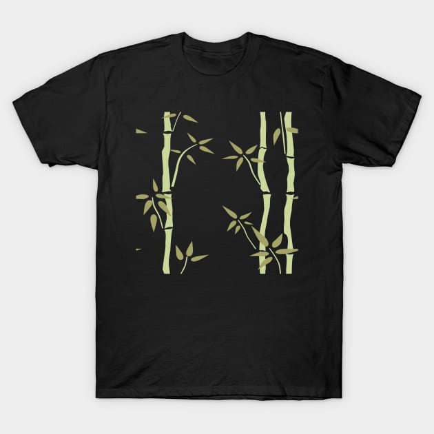 Green Bamboo T-Shirt by JAC3D